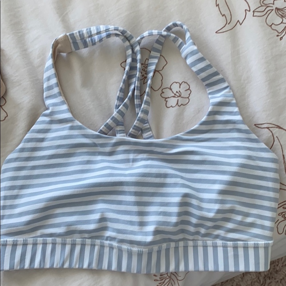 Lululemon stripped sports bra